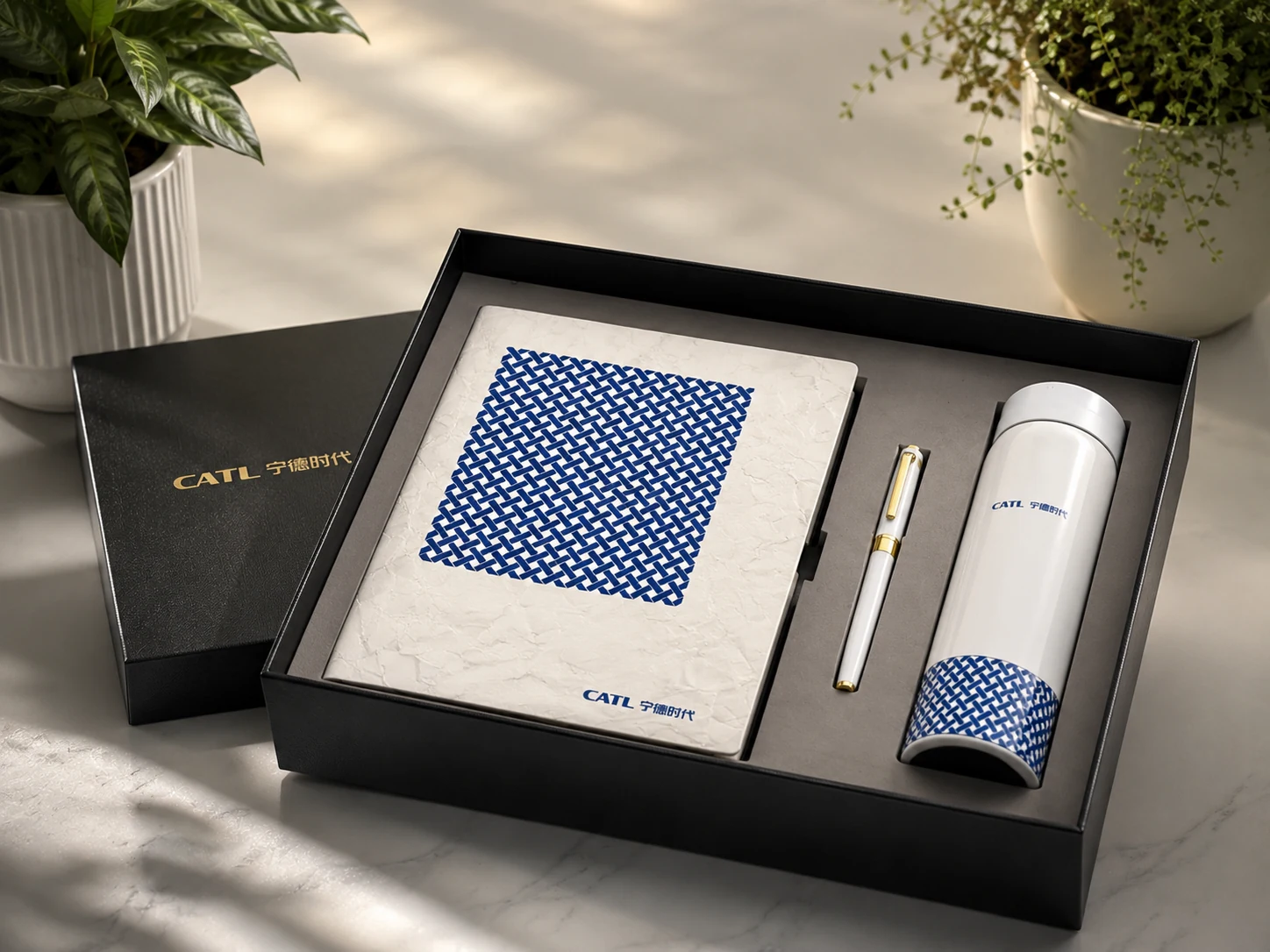 Heritage weave desk set
